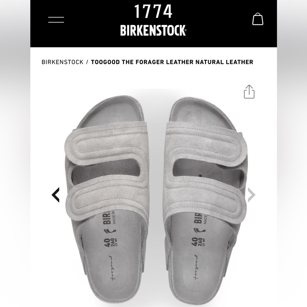 BIRKENSTOCK TOOGOOD THE FORAGER LEATHER NATURAL LEATHER